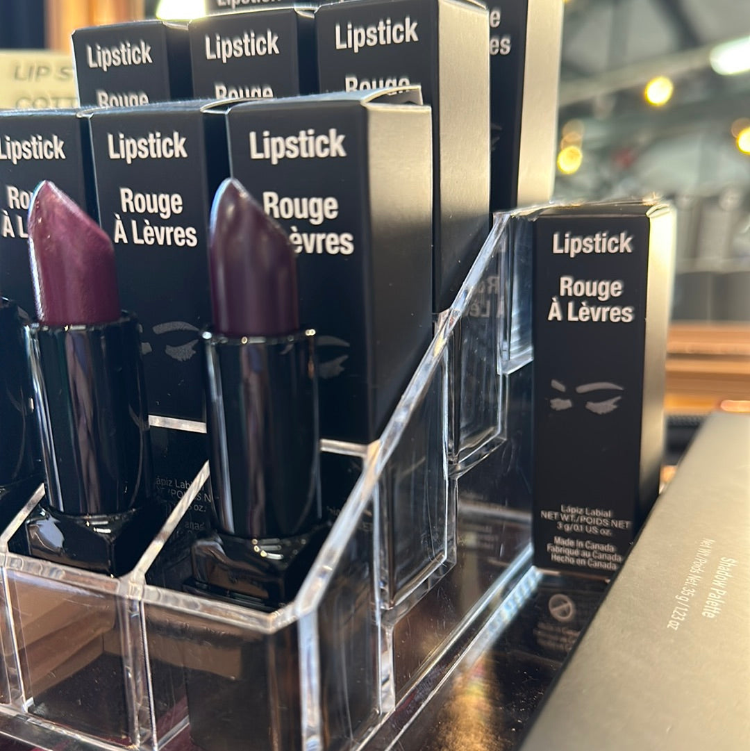 Burgundy lipstick