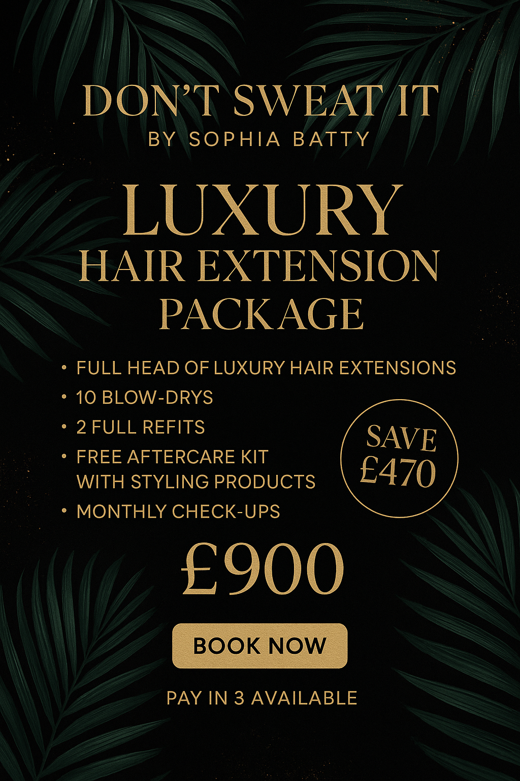 Luxury Hair Extensions Package