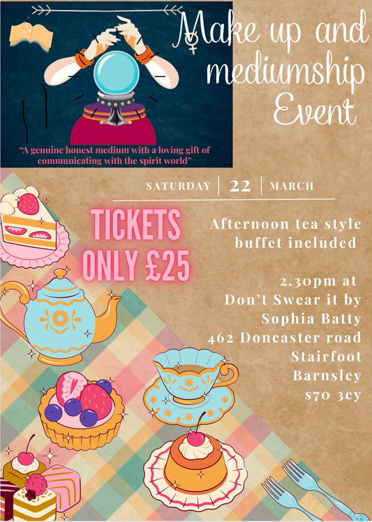 Makeup and mediumship event