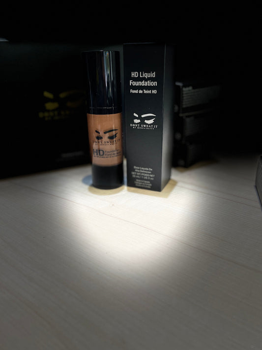 Don’t sweat it by Sophia Batty, HD, liquid foundation in mocha