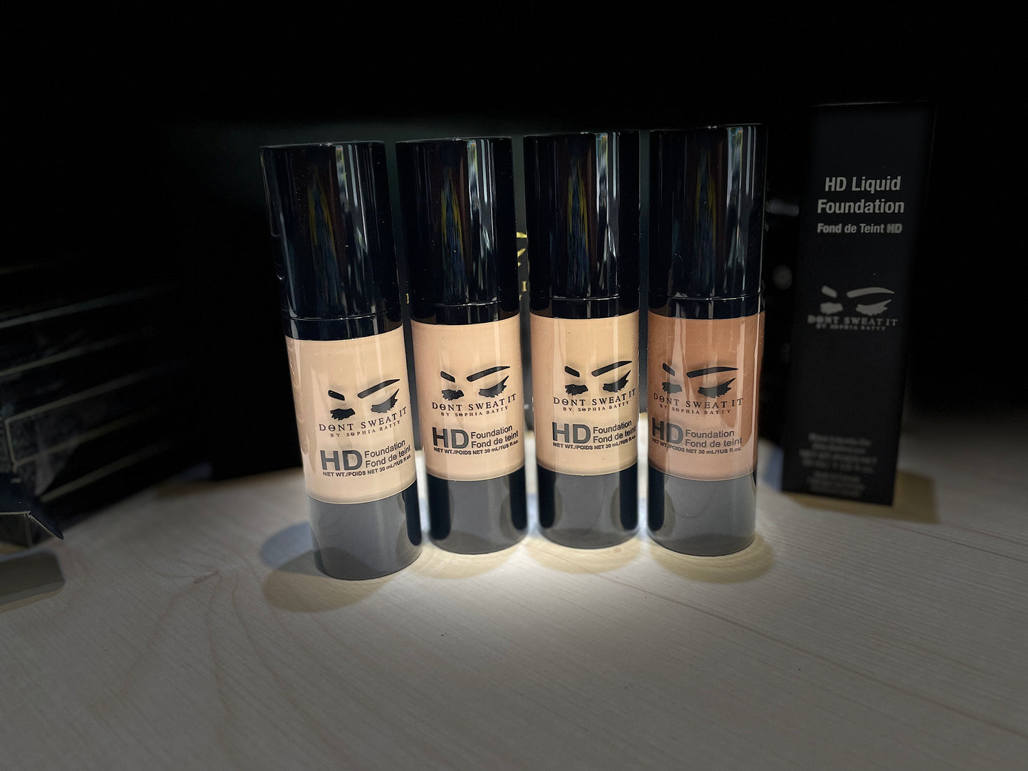 Don’t sweat it by Sophia Batty, HD, liquid foundation in mocha