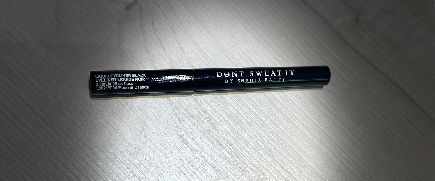 Don’t sweat it eyeliner