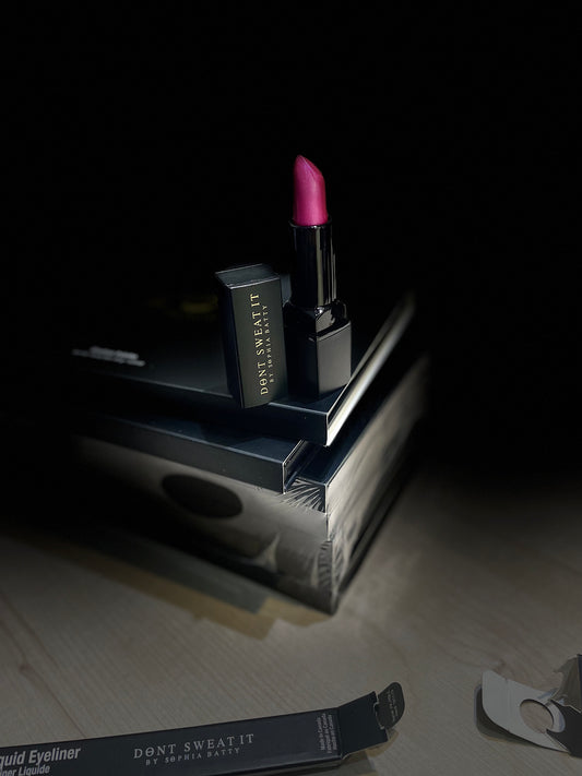 Don’t sweat it by Sophia, Batty, lipstick colour, bubbly